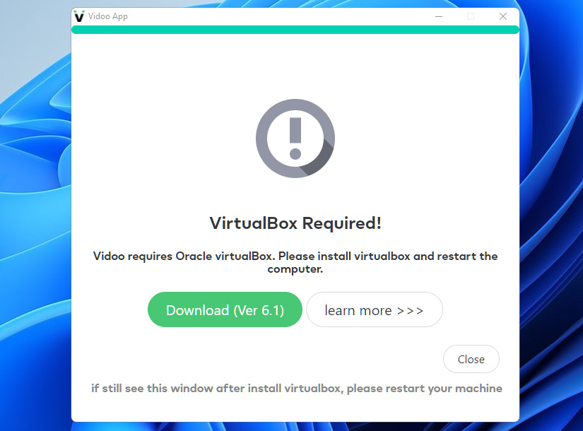 Download virtual Box